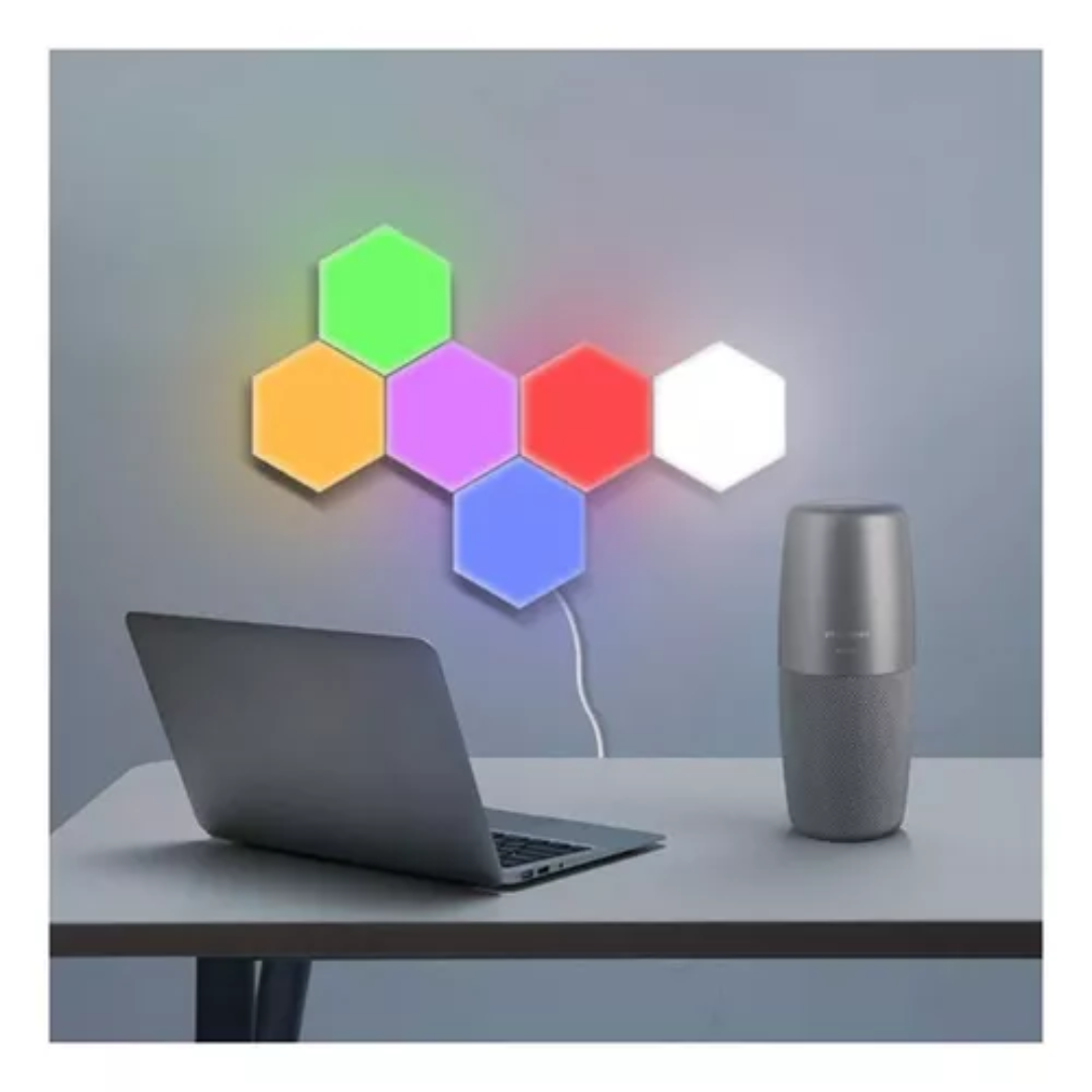 Miniatura 3 de Set Luces Led Hexagonales Inteligentes